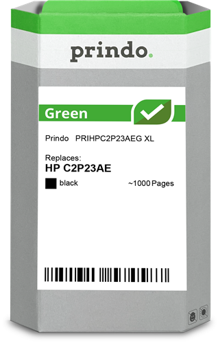 Prindo Green XL black ink cartridge