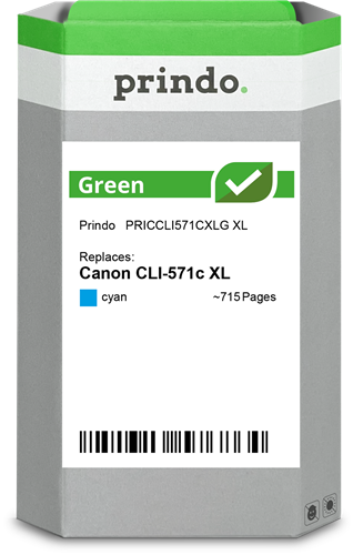 Prindo Green XL cyan ink cartridge