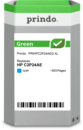 Prindo Green XL cyan ink cartridge