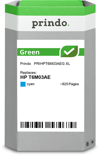 Prindo Green XL cyan ink cartridge