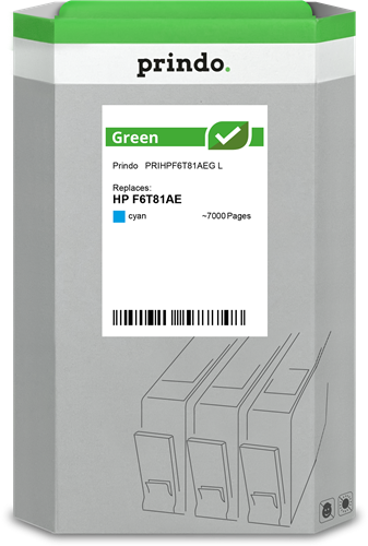 Prindo Green XL cyan ink cartridge