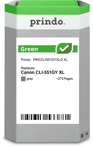 Prindo Green XL Gray ink cartridge