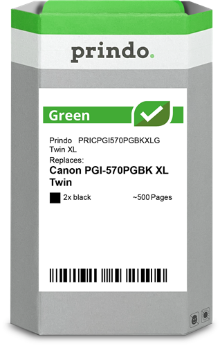 Prindo Green XL multipack black