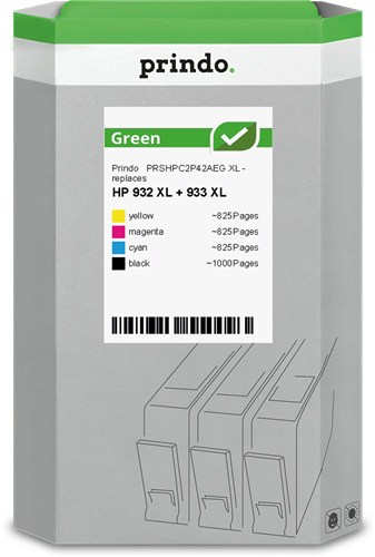Prindo Green XL multipack black / cyan / magenta / yellow