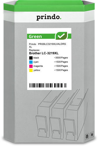 Prindo Green XL multipack black / cyan / magenta / yellow