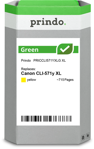Prindo Green XL yellow ink cartridge