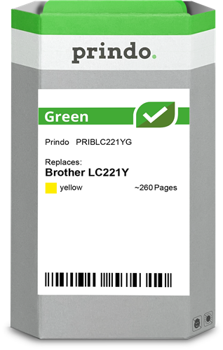 Prindo Green yellow ink cartridge