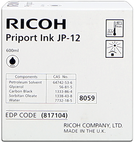 Ricoh 817104 black ink cartridge