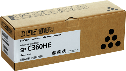 Ricoh SP C360HEBK black toner